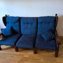 3 seater lounge + 2 airchairs