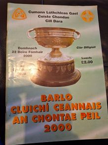 Gaa Programmes Kildare County Final 2000 Kilcock V Moorefield