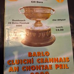 Gaa Programmes Kildare County Final 2000 Kilcock V Moorefield