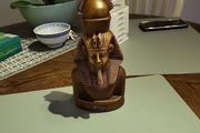 Egyptian king tut. carving