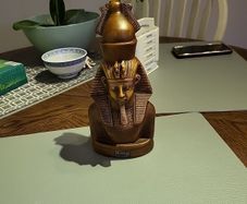 Egyptian king tut. carving