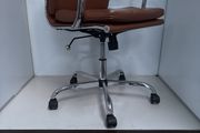stainless steel and Leather at chair