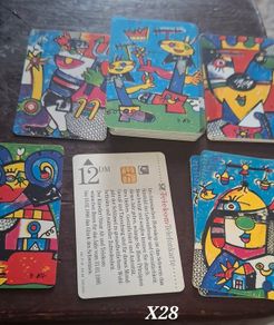 Call cards X28 German