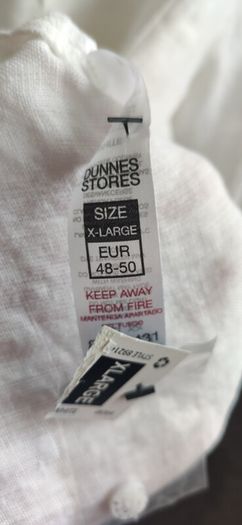 100% linen shirt Dunnes Stores size XL