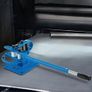 YP-9 Manual Bender, Soild Round Square Bar Metal Bender with 7 Bending Dies, Metal Rod Bar Bender Bending Tool for Construction Site Auto Repair Image 4