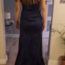 New Navy Long Dress with Thigh Slit Image 2