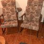 Pair of vintage rocking armchairs Image 3