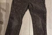 Sparkly cord jeans
