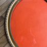 Antique Oval Gold picture frame with decorative rope & twist moulding Image 5