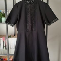 Zara black lace dress