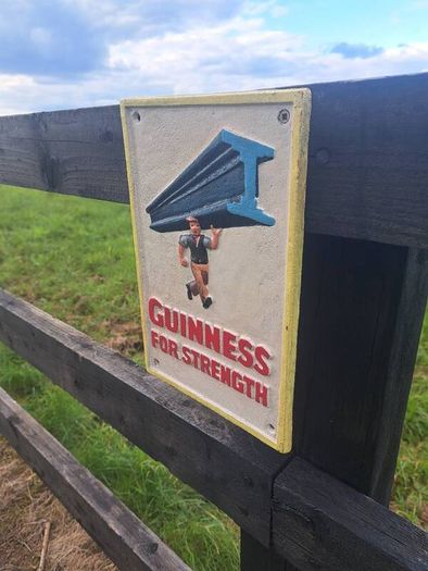 Guinness  cast iron sign