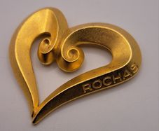 Vintage  Rochas brooch