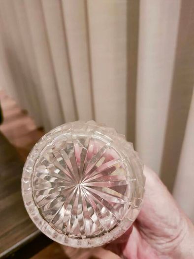 crystal perfume bottle