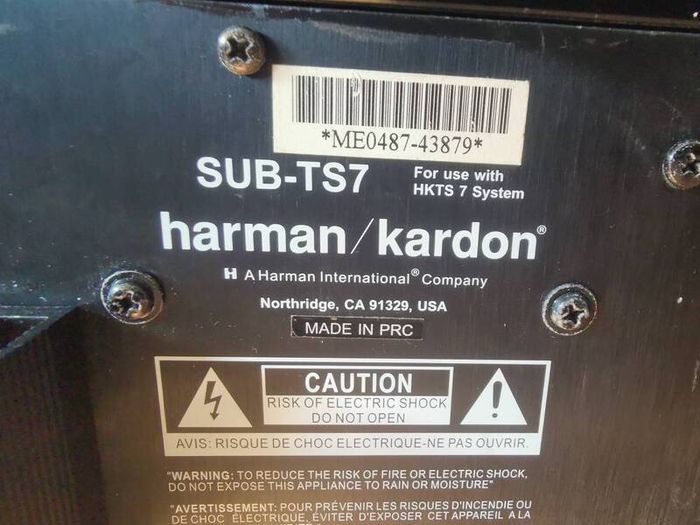 Harmon kardon SUB-TS7
