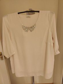 Canda C&A light pink lovely blouse size UK16/18 EU44/46 Postage included