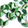 Vintage Irish Celtic Green Shamrock Rosary Beads ERIN Image 4