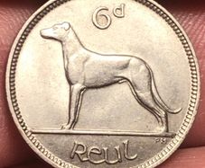 Irish Pre-Decimal Sixpence