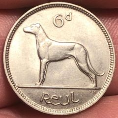 Irish Pre-Decimal Sixpence
