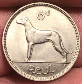 Irish Pre-Decimal Sixpence