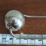 BEN DE LISI long necklace with a ball pendant. Image 5