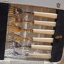 Vintage Sheffield silver Fish Cutlery Set W/ Faux Bone Handles Image 7