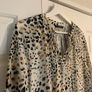 Dunnes Stores Cream Leopard Print Long Top Image 5