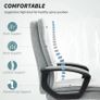 Office Chair, Desk Chair, Rocking Function, Height Adjustable, up to 120 kg, Gray Image 4