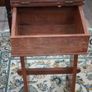 Irish Antique Wooden School Desk Image 3