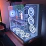 Custom Built Lian-Li White Artic Build RGB Desktop Gaming PC - Windows 11 Pro,Intel i7,3TB SSD,8GB GPU,64GB RAM,850 PSU, Corsair RGB Fans Image 3