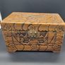 Antique Chinese Carved Wooden Large Box Image 2