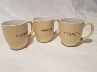 2 x new Carolans irish cream mugs ,never used ,,collectors item,,advertising,buyer collects, not posting, thank you