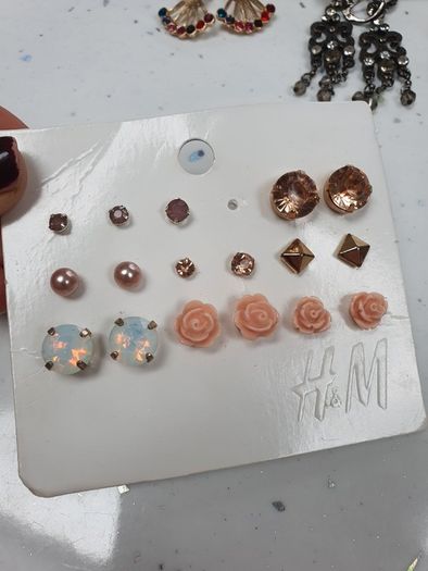 Earrings 3 sets for 5euro