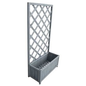 Trellis Planter 30x70x135 cm Solid Firwood