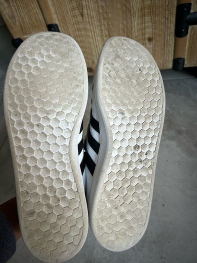 Adidas white trainers