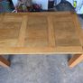Solid Oak Dining Table Image 2