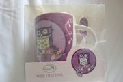 Wise old owl mug set NEW