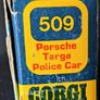 Porsche 911s Targa  Police Car - Corgi #509 - Spotlight on Boot Image 5