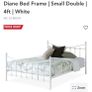 Bed Frame | Double | 4ft6 | White Image 7