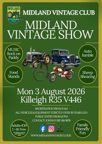 Midland Vintage Show - Mon 3rd Aug