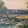 Art - Vintage Oil on Board  ( C. Reilly) Image 9