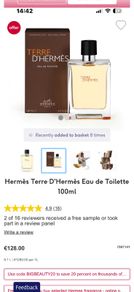 Hermes Terre 100ml edt for him