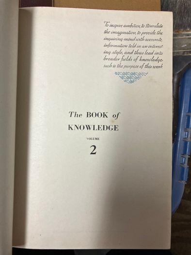 The Book Of Knowledge Waverley - 4 volumes