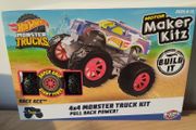 Hot Wheels Monster Trucks  Motor Maker Kitz 4x4 Monster Truck Kit