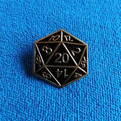 Dungeons And Dragons 20 Sided Dice Board Game Enamel Pin Badge Stranger Things Brooch D&D Jewellery Gifts and Accessories
