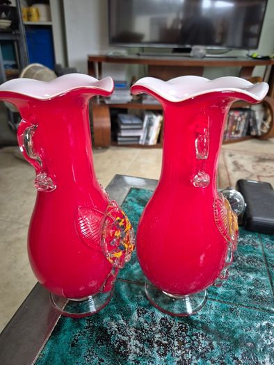 Pair of Murano vases 70s