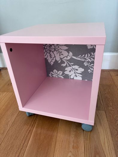 Ikea storage box on wheels.