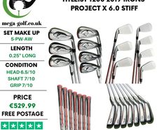 Titleist T200 2019 Irons / 5-Pw-Aw / Project X 6.0 Stiff