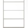 Grey Wooden Bookcase Display Shelf Dutch design Image 10