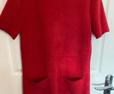 Soft red dress- Zara