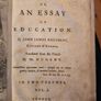 Emilius. An Essay On Education Vol 1  1763 Rebound Hardback Book In Fair Condition. Image 6